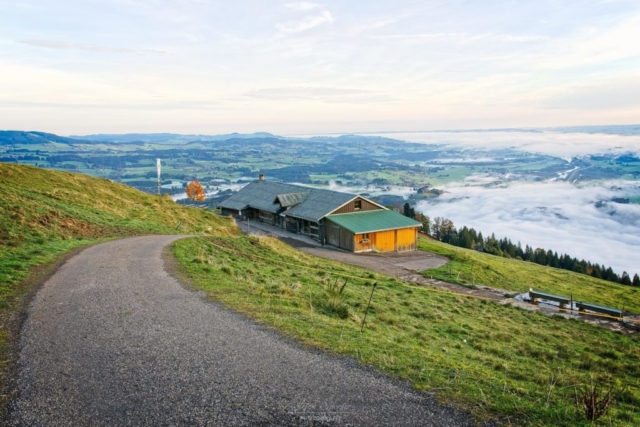 Almhütte auf dem Rückweg