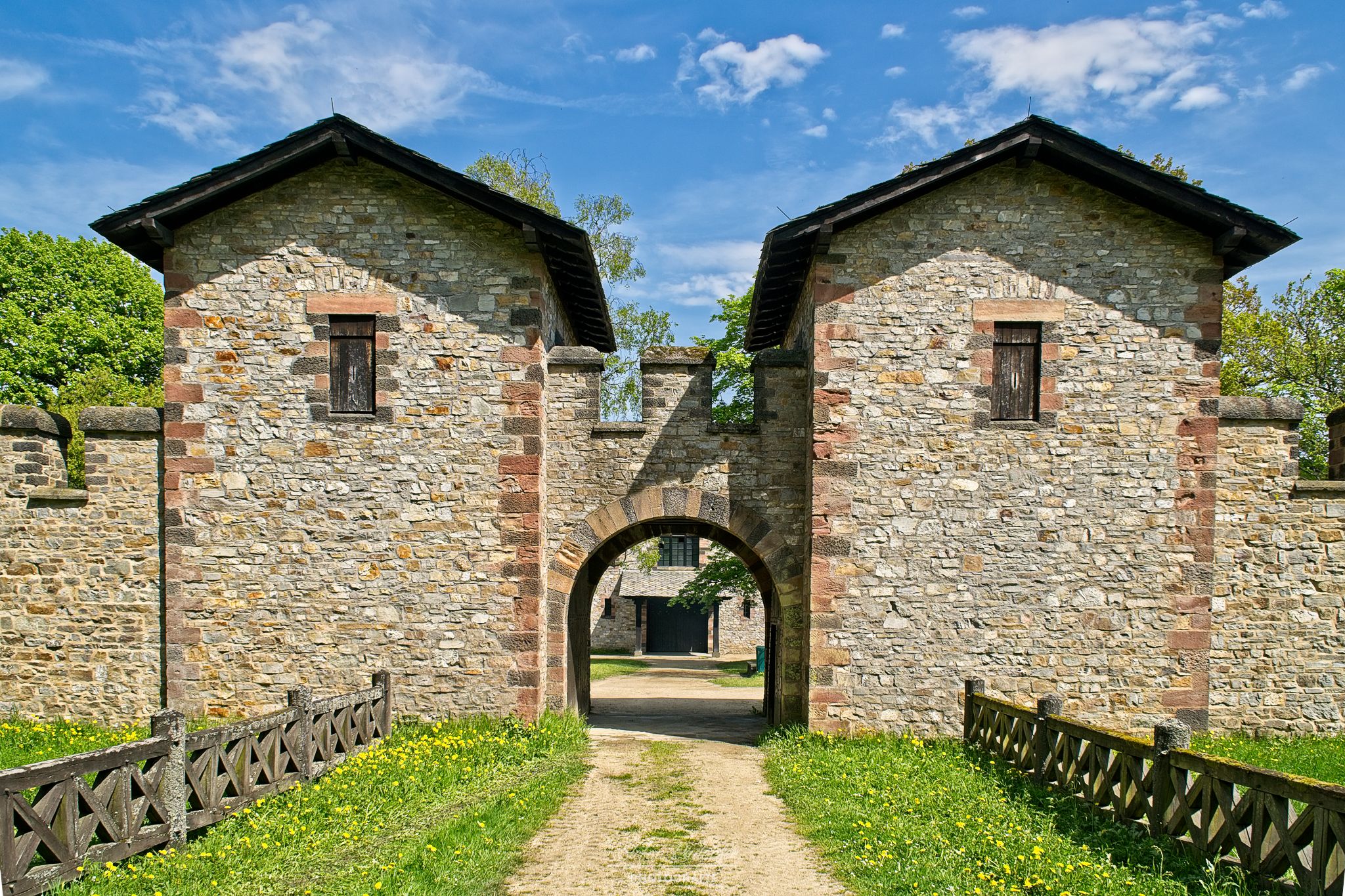 Seiteneingang des Kastells Saalburg