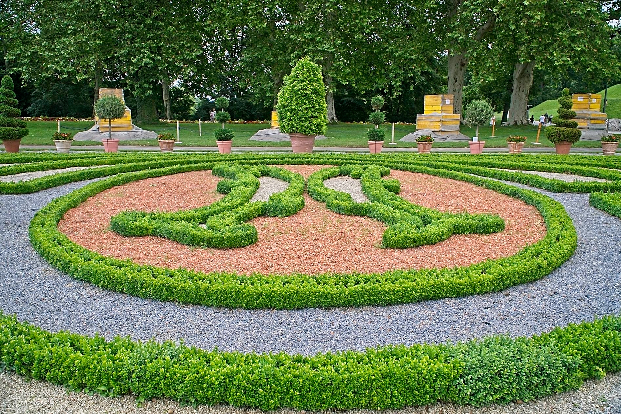 Gartengestaltung im Schloßpark
