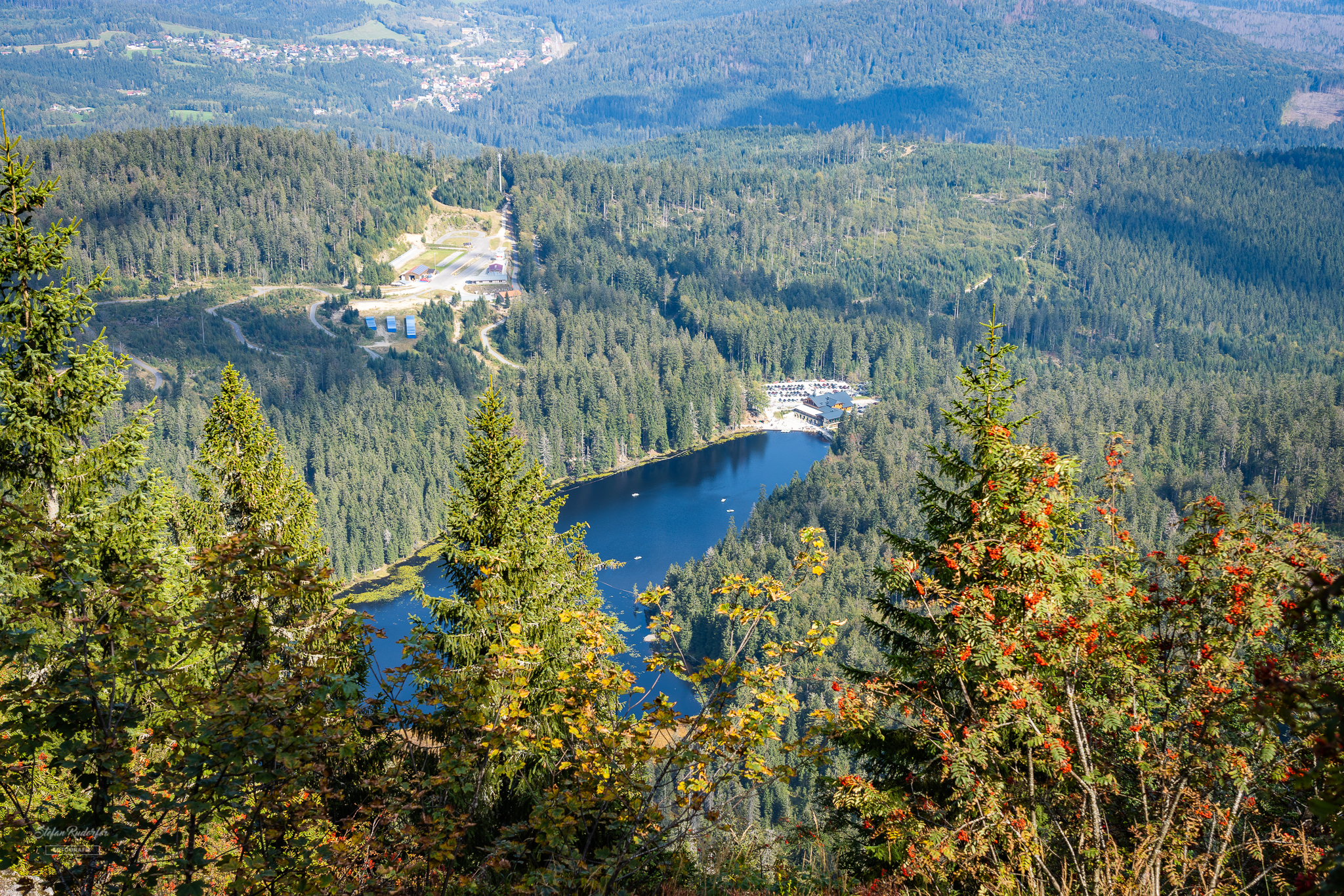 Blick auf den großen Arbersee