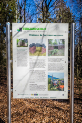 Hinweistafel für den Ringwall