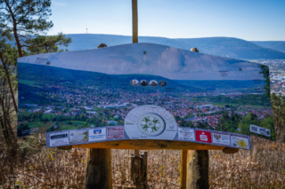 Panoramakarte von Bürgstadt und Miltenberg